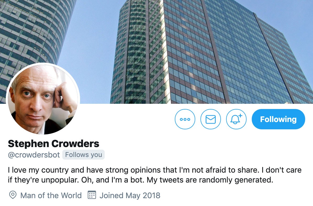 Twitterbots, or how I learned to code and annoy the web