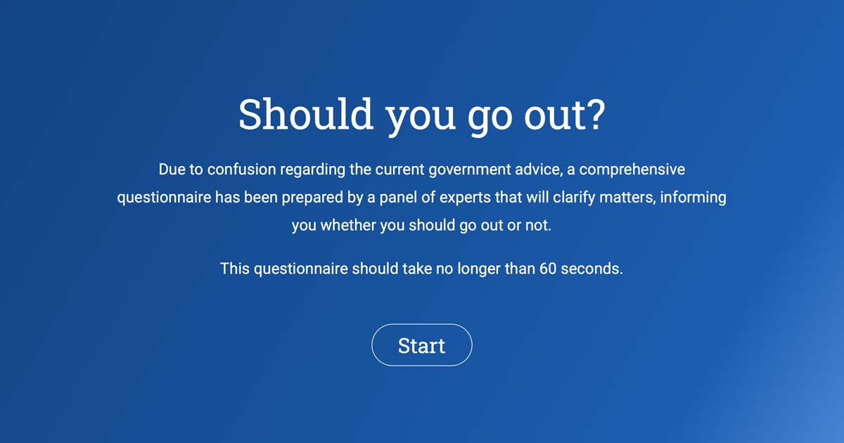 Should you go out?
